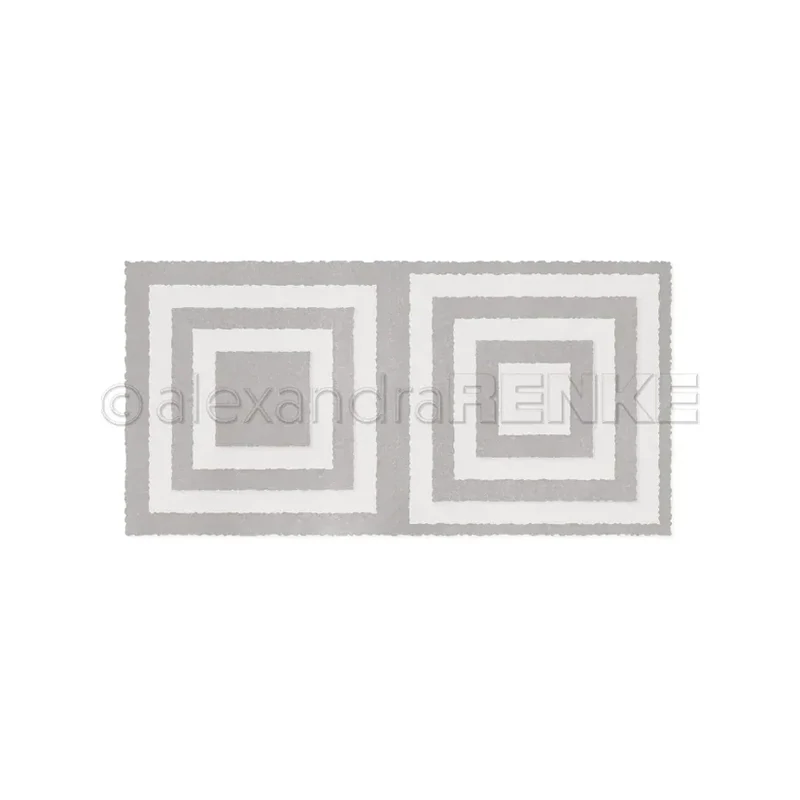 Alexandra Renke - Troquel Deckle edges card small square with layers