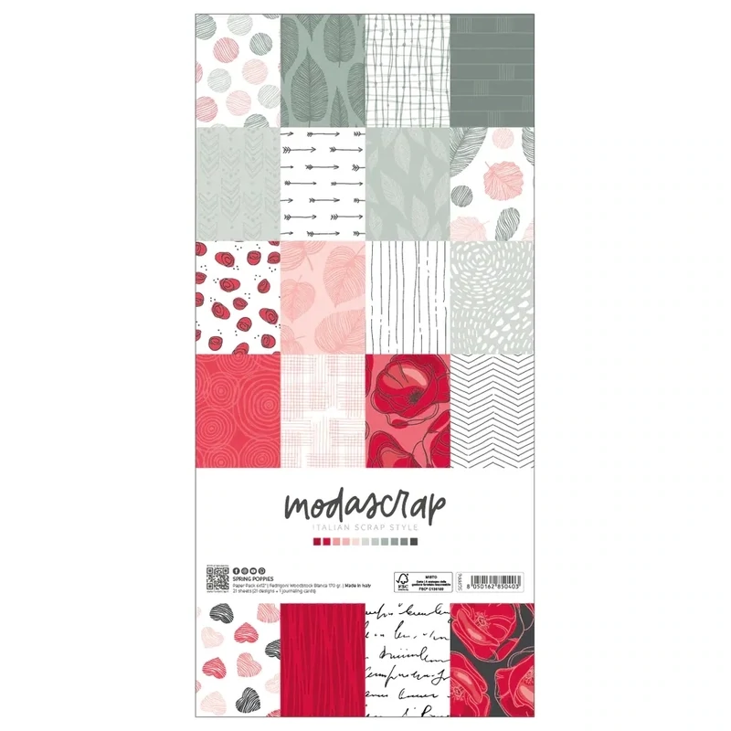 Spring Poppies - Pack 6x12"