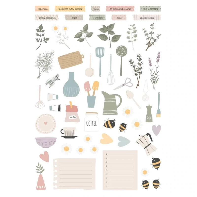 Herbs and Flowers - Die cuts