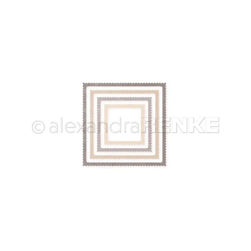 Alexandra Renke - Troquel Square stamps broad border