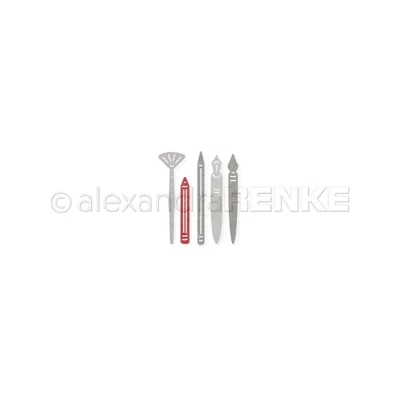 Alexandra Renke - Troquel Pens and brushes