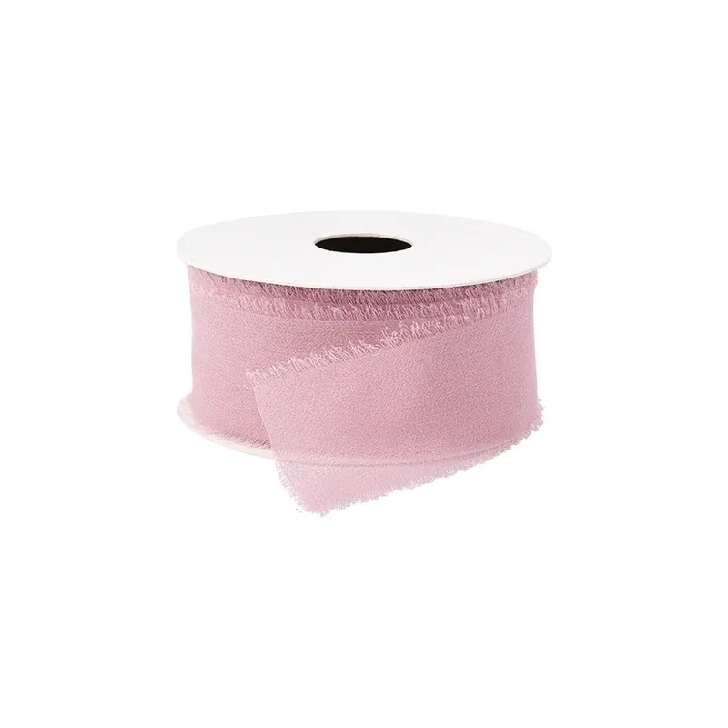 Alexandra Renke - Cinta chiffon old rose a metros