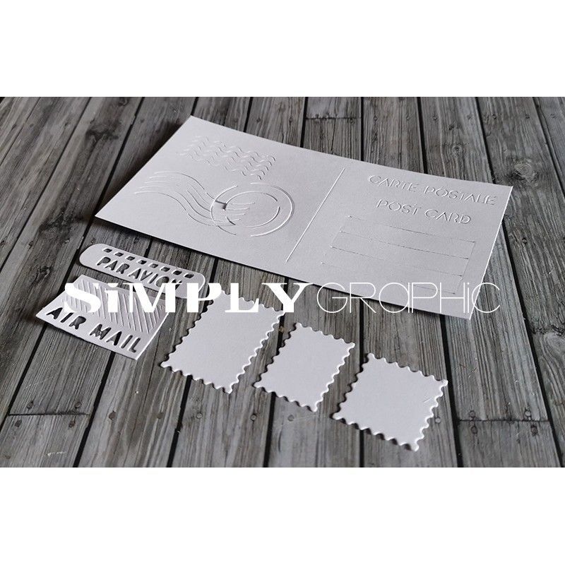 Simply Graphic - Troqueles Carte Postale