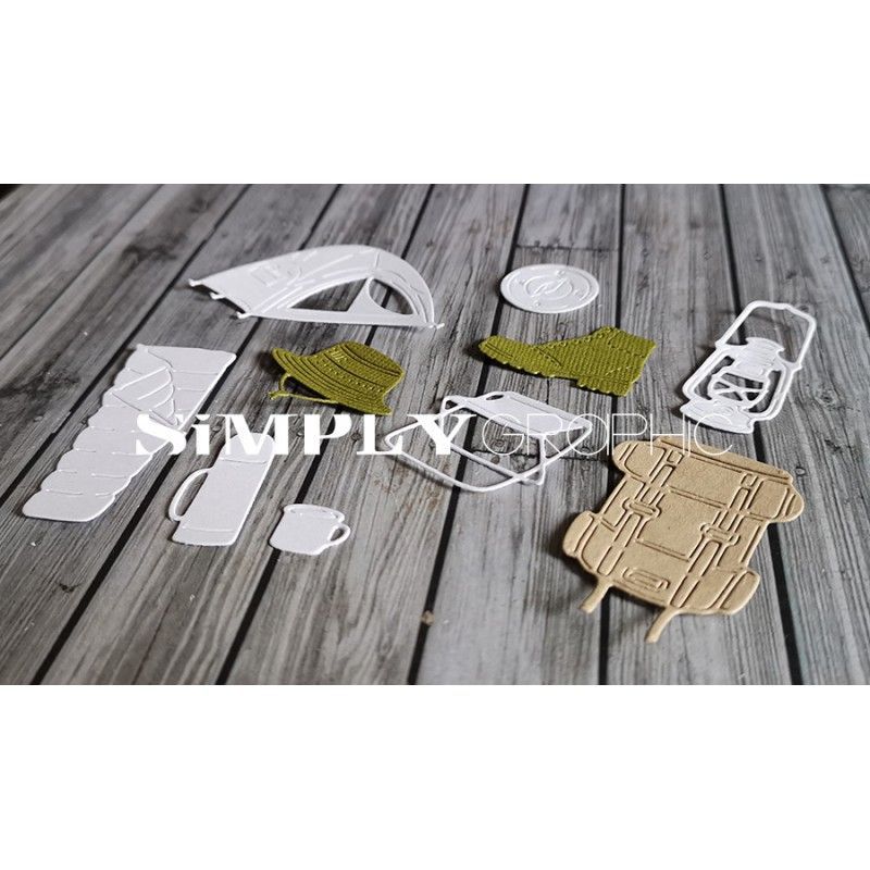 Simply Graphic - Troqueles Matériel de camping