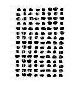 Simply Graphic - Sellos acrílicos Fond tacheté