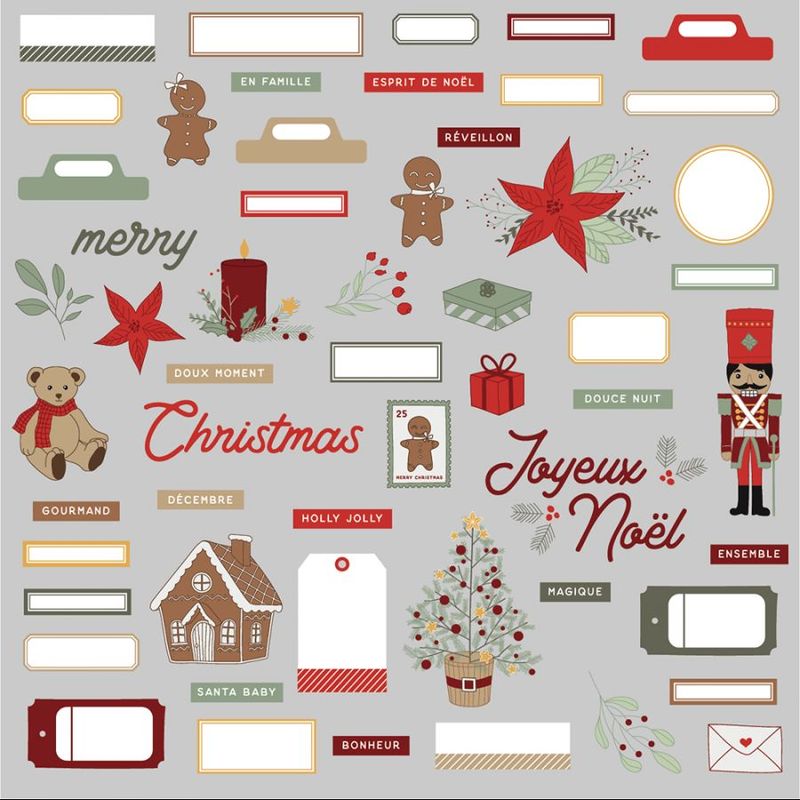 Merry Little Christmas - Die cuts