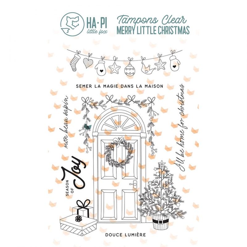 Merry Little Christmas - Sellos Acrílicos Home for Christmas