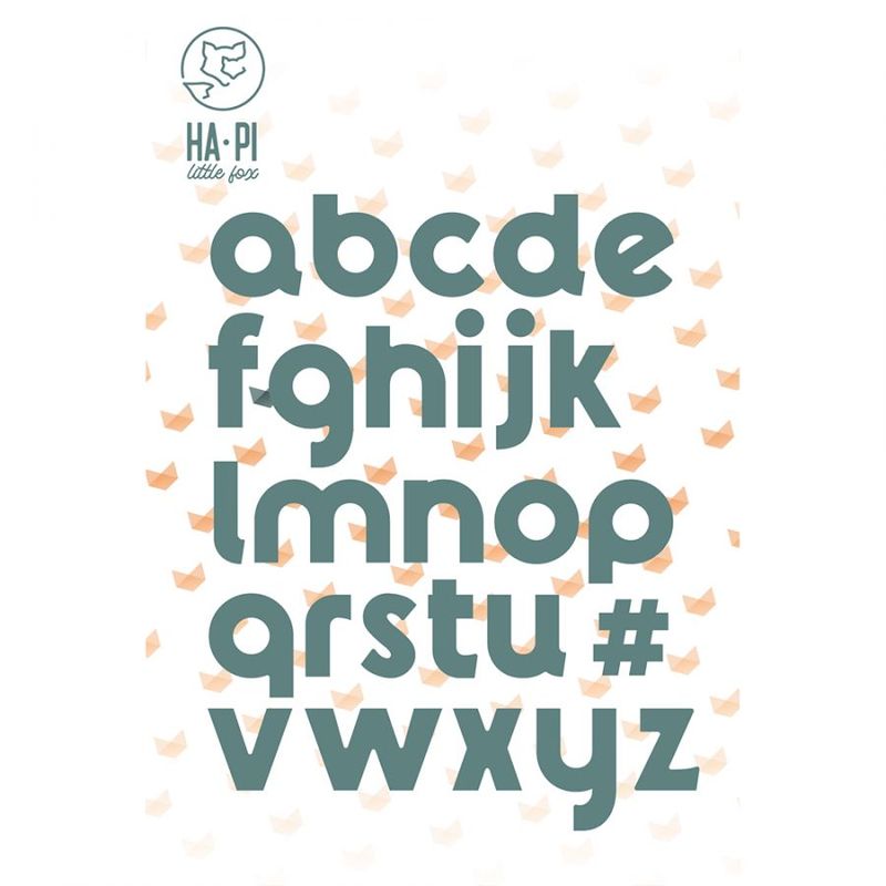 Bande originale, face A - Troqueles Colorful alphabet