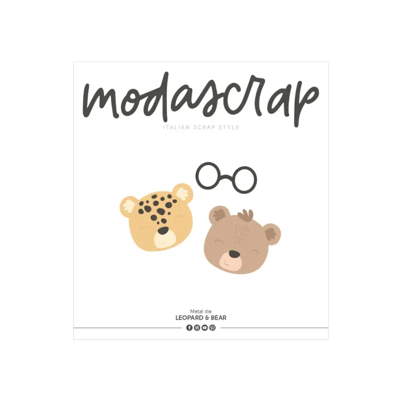 Leopard and Bear - Troquel