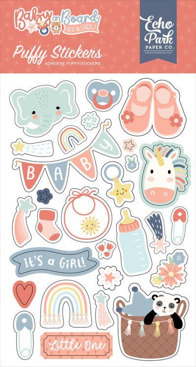 Baby on board It's a Girl -Puffy