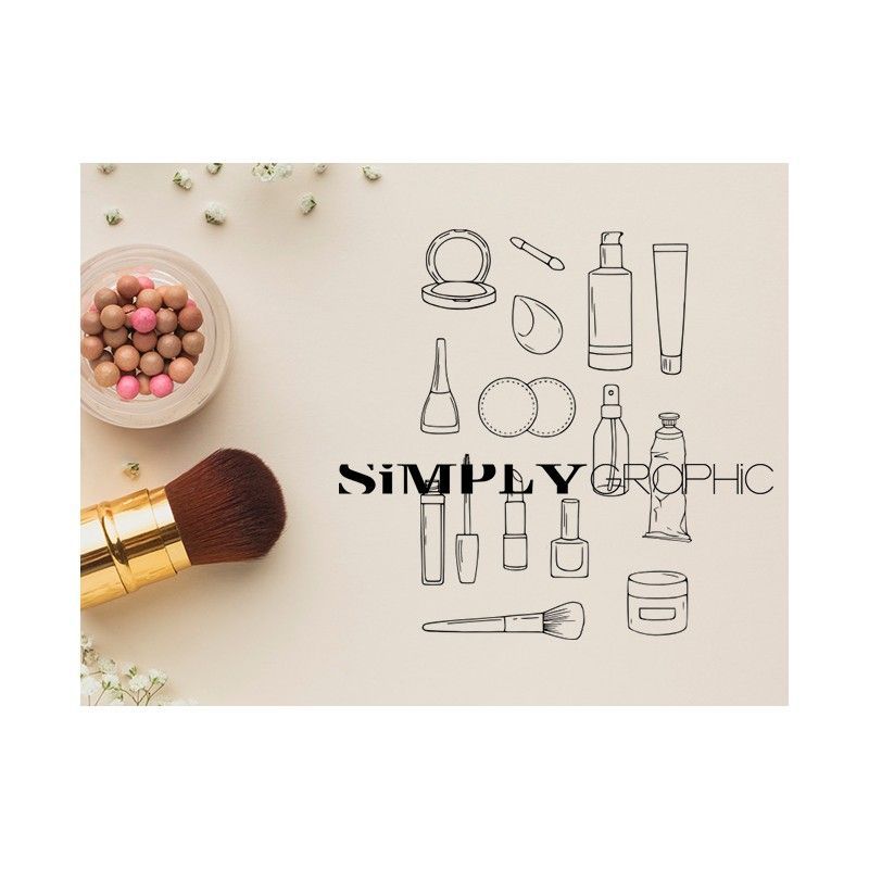 Simply Graphic - Sellos acrílicos Mon make up