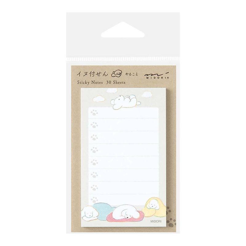 Midori - Sticky Notes To Do Dog Gray