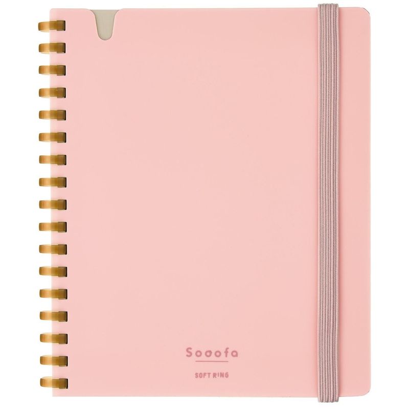 Libreta A6 Soft Ring Pink