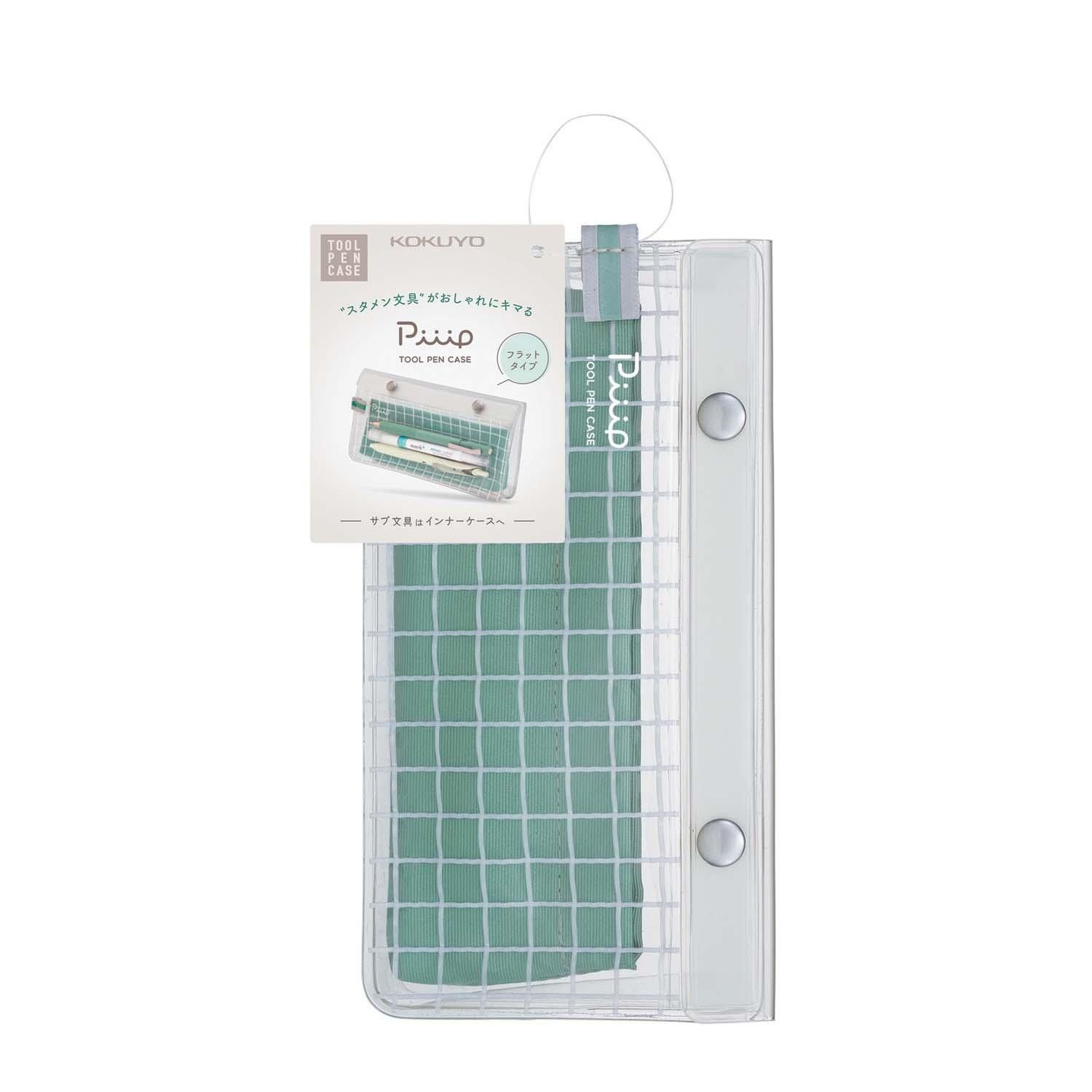 Estuche Piiip Flat Green