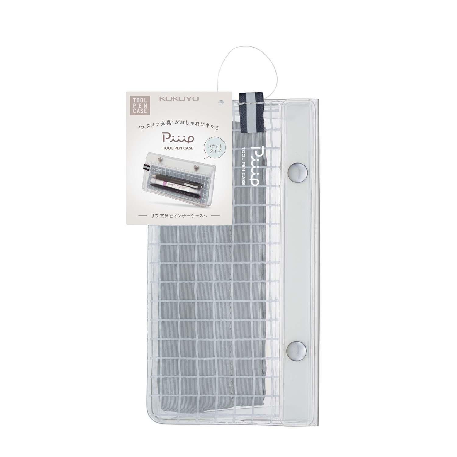 Estuche Piiip Flat Grey