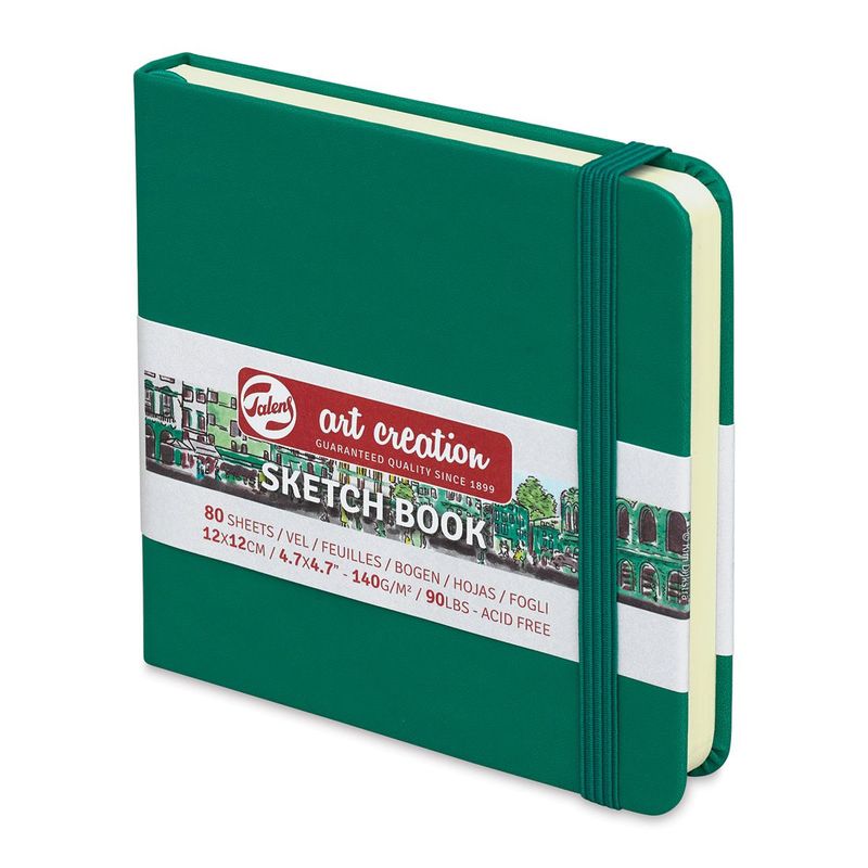 Sketch Book Forest Green 12x12cm