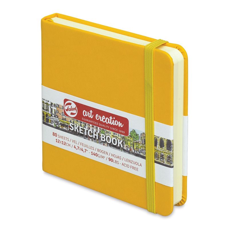 Sketch Book Golden Yellow 12x12cm
