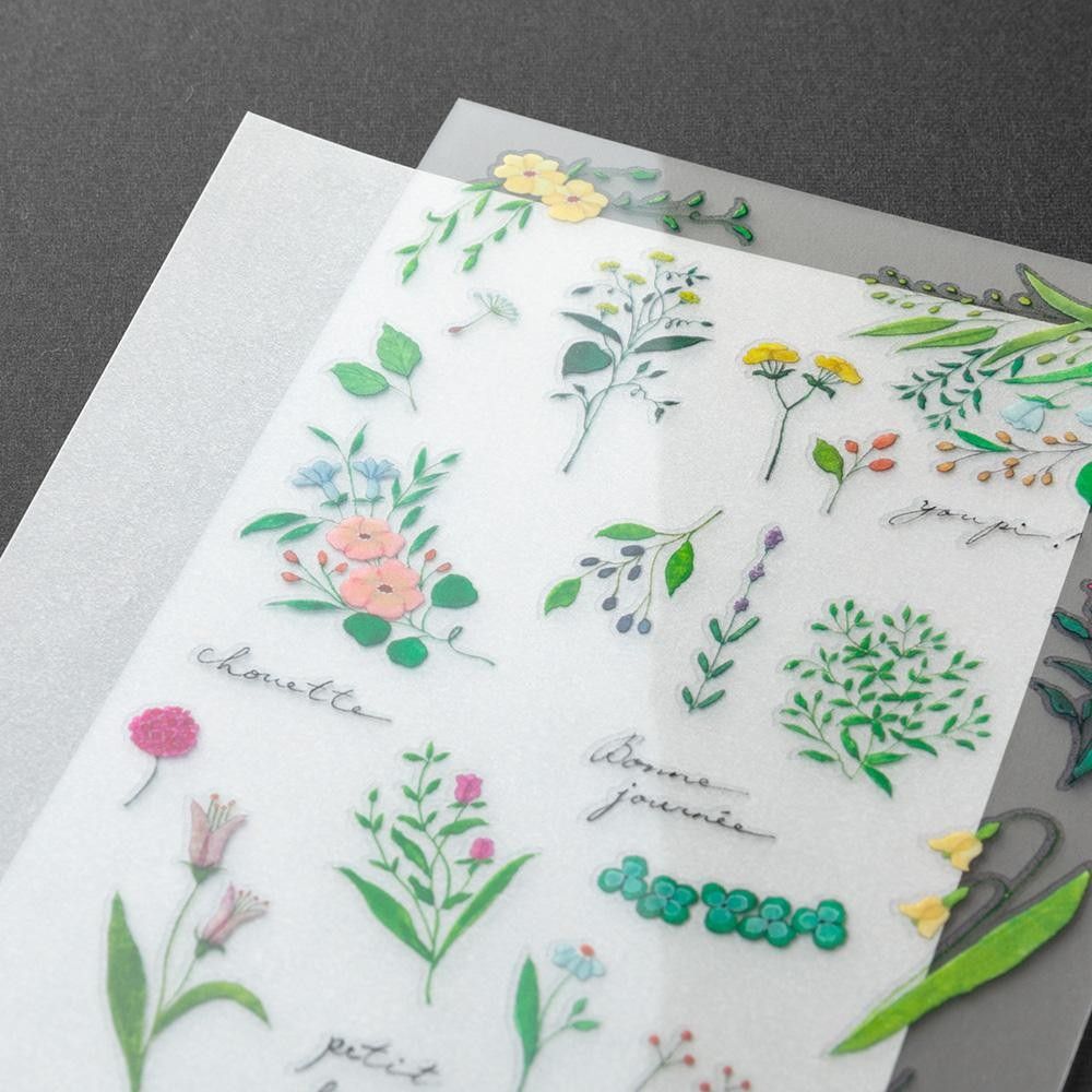 Midori - Transfer Sticker Flowering Plants