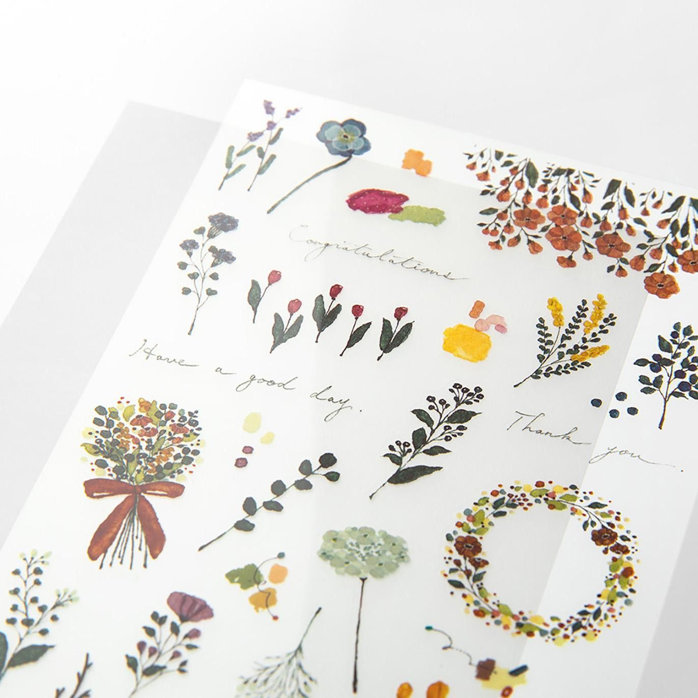 Midori - Transfer Sticker Motif Flower