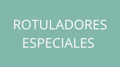 Rotuladores especiales