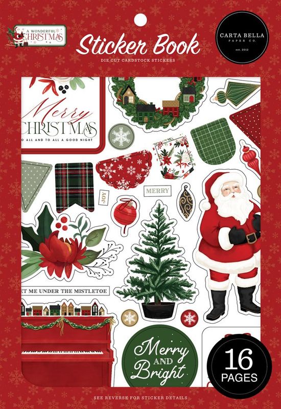 A Wonderful Christmas - Sticker Book A Wonderful Christmas - Sticker Book