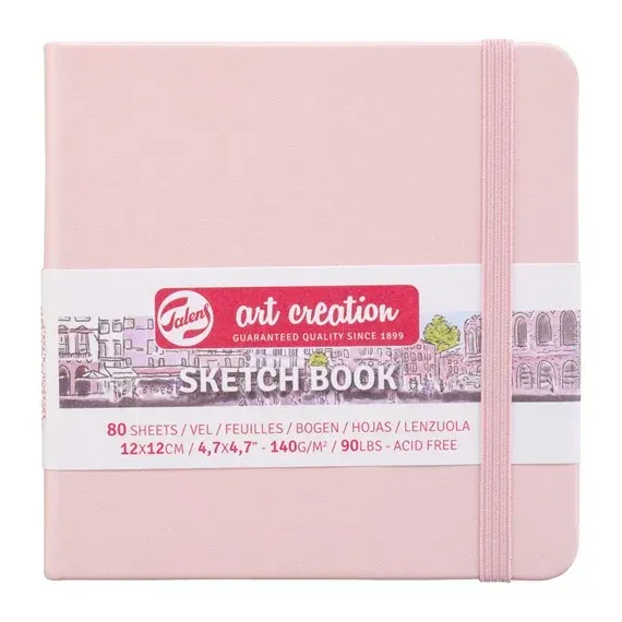 Sketch Book Pastel Pink 12x12cm