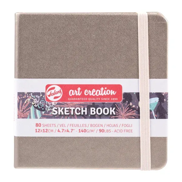 Sketch Book Champagne Rose 12x12cm