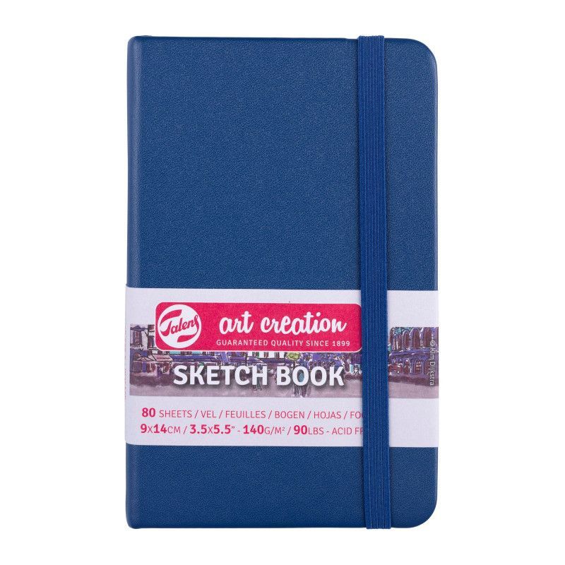 Sketch Book Navy Blue 9x14cm