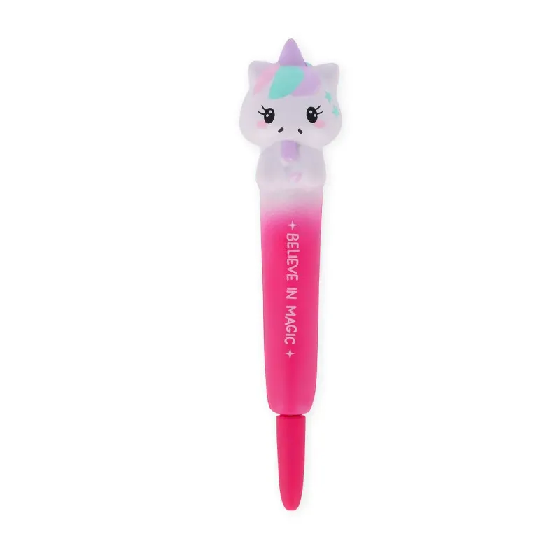 Bolígrafo de gel antiestrés - Unicornio