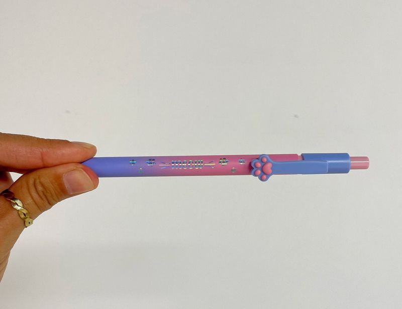 Bolígrafo tinta azul - Meow