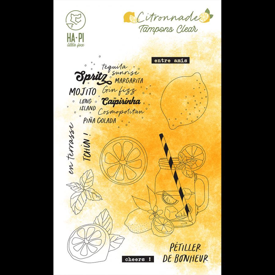 Citronade - Sellos acrílicos Cocktail