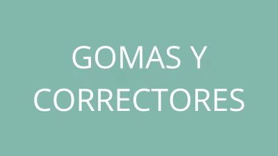 GOMAS Y CORRECTORES