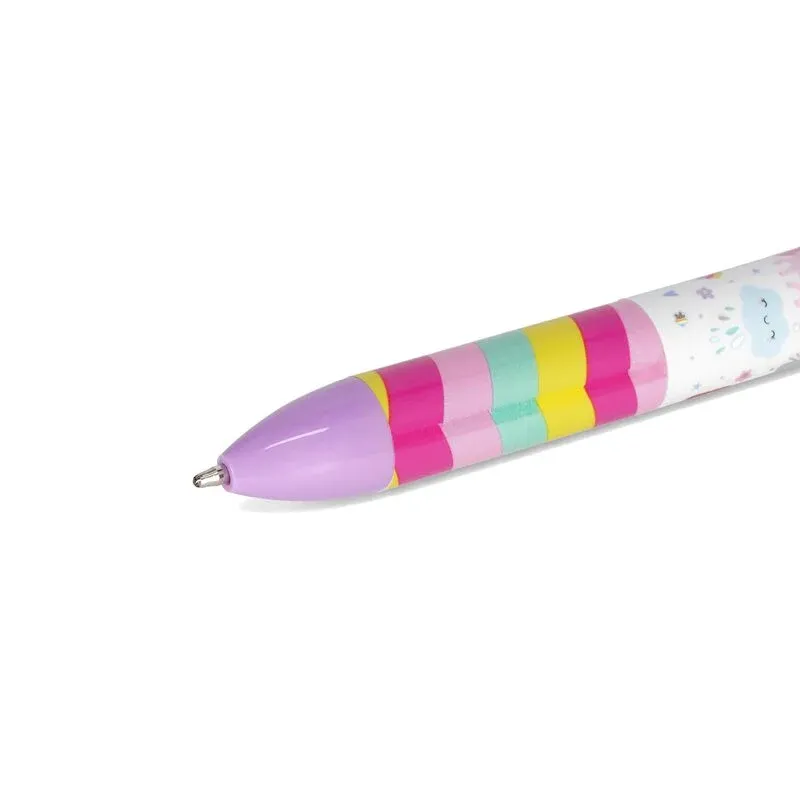Legami - Bolígrafo de dos Colores - Click&Clack Unicorn