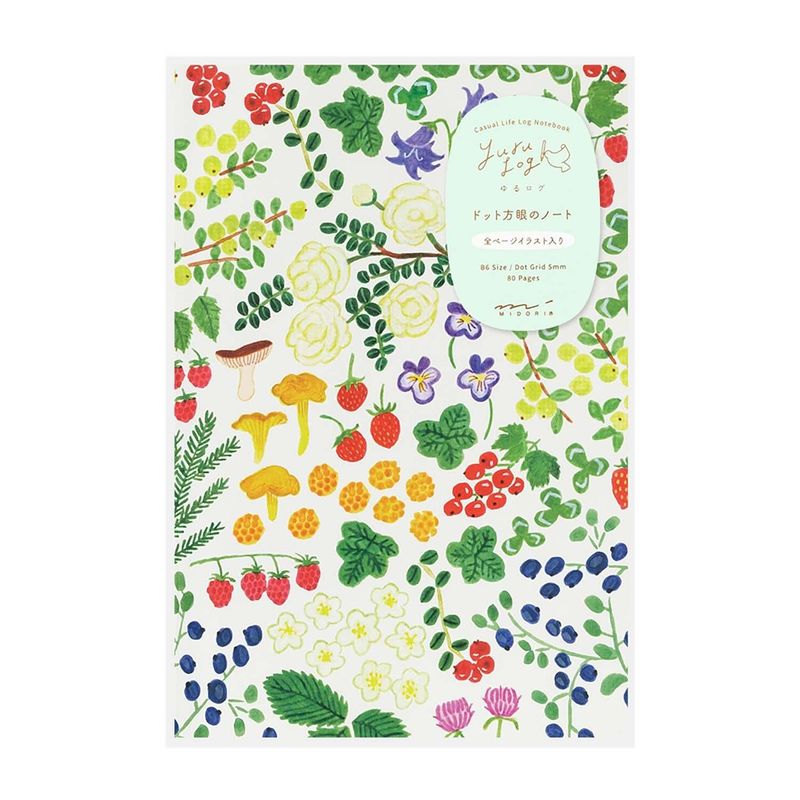 Midori - Yuru Log Notebook B6 Scandinavia