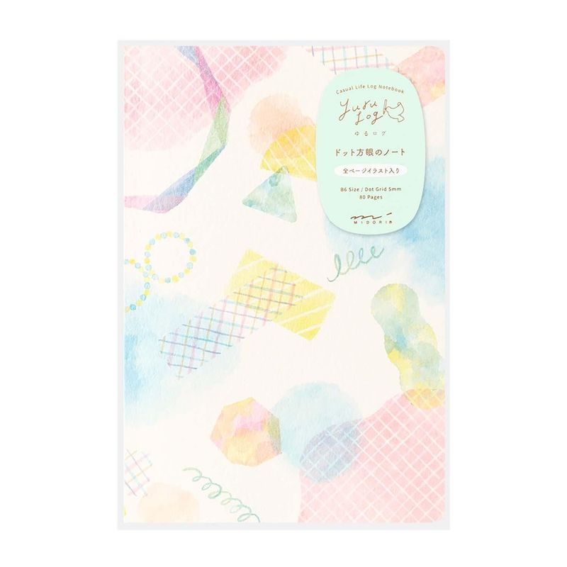Midori - Yuru Log Notebook B6 Watercolor