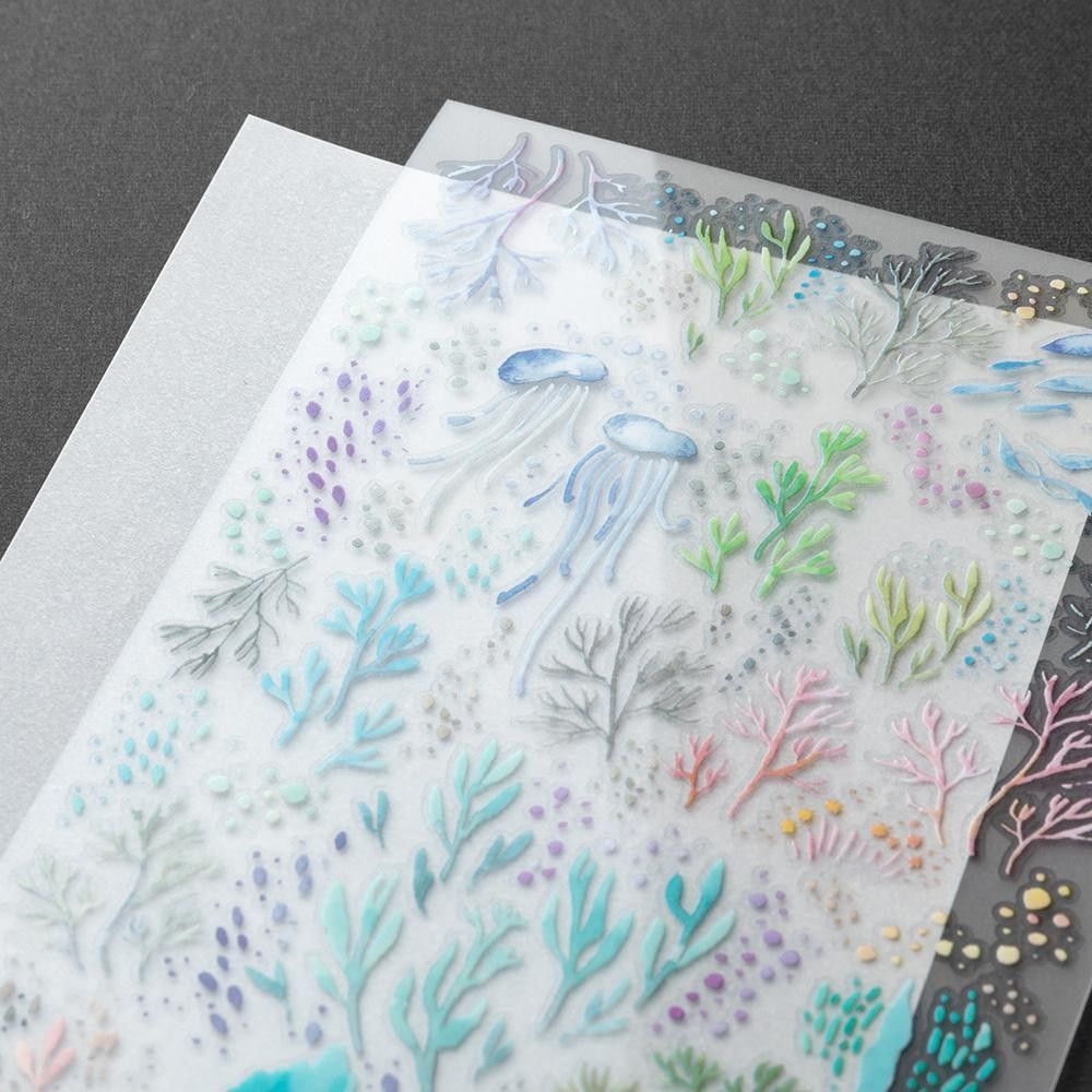 Midori - Transfer Sticker Watercolor Sea