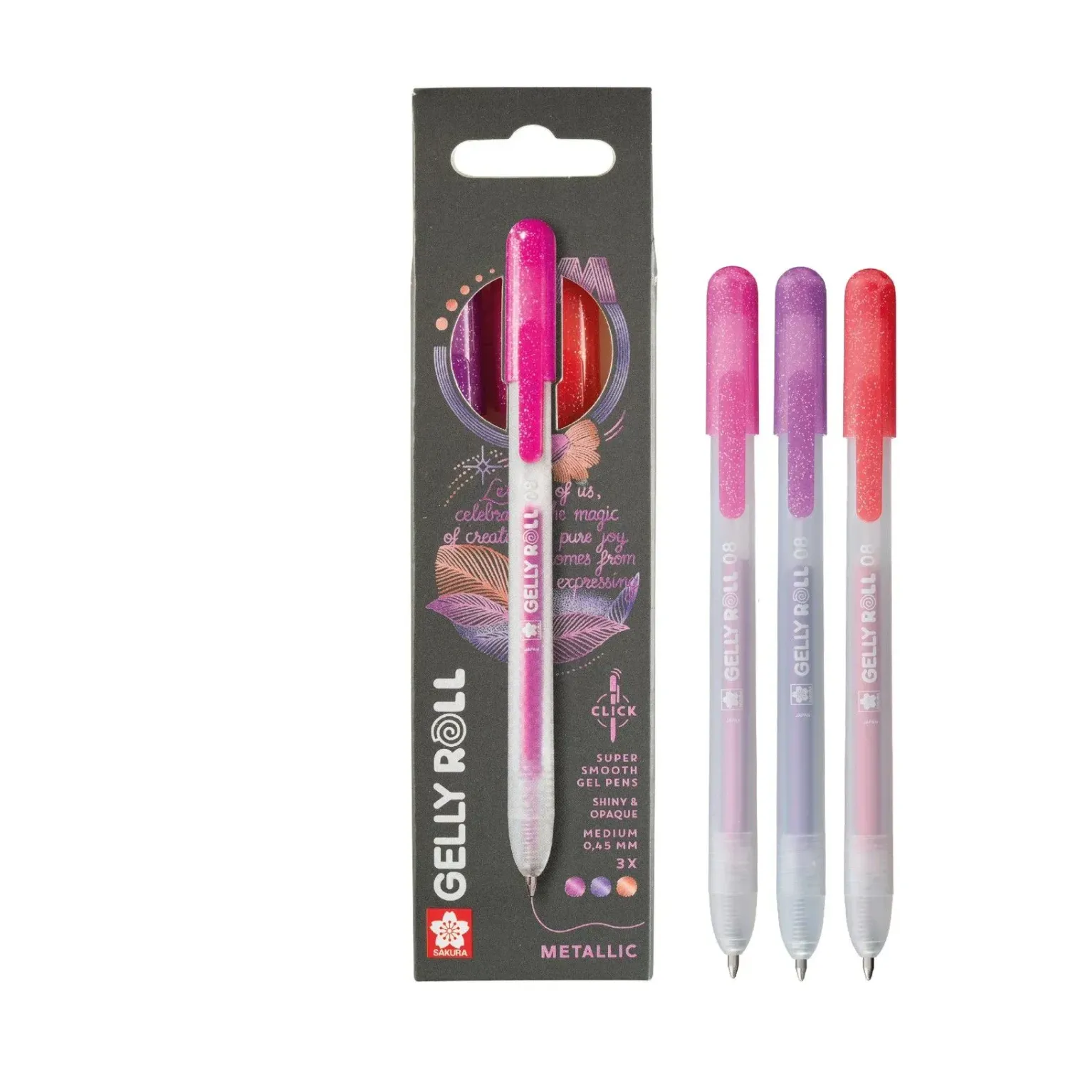 Gelly Roll Click Metallic Shiny Pack