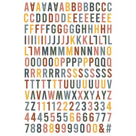 Bande originale, face B - Alphabet relief