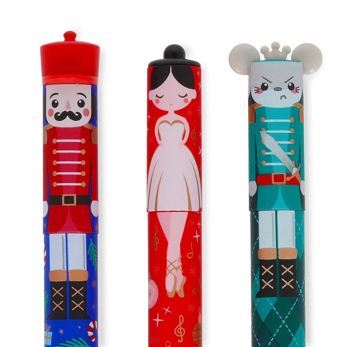 Legami - Set 3 bolígrafos borrables The Nutcracker