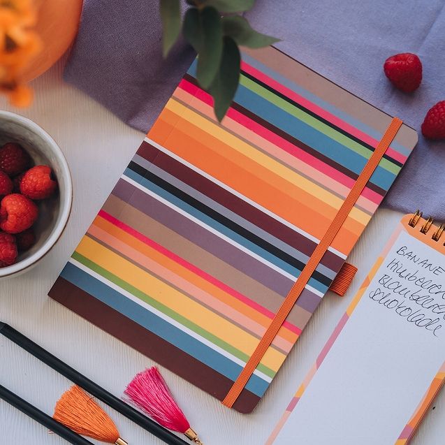 Artebene - Cuaderno A5 Rayas ocres