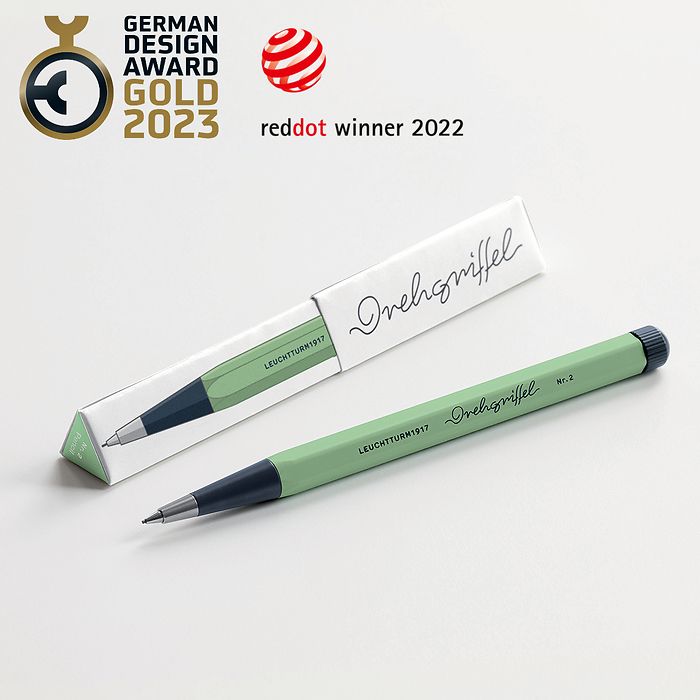 Leuchtturm - Portaminas Drehgriffel Nr.2 - Mint Green