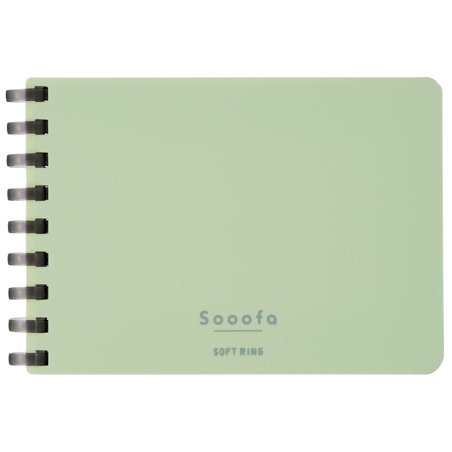 Libreta A7 Soft Ring Green