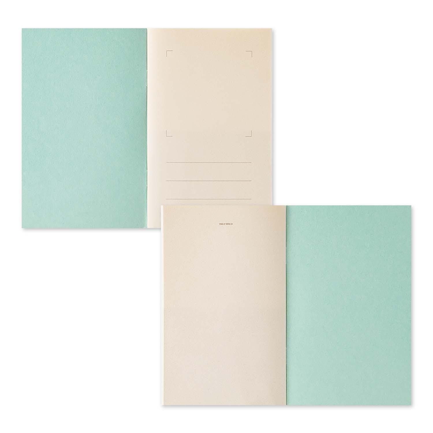 Midori - Sticker Book with Pocket Light Blue