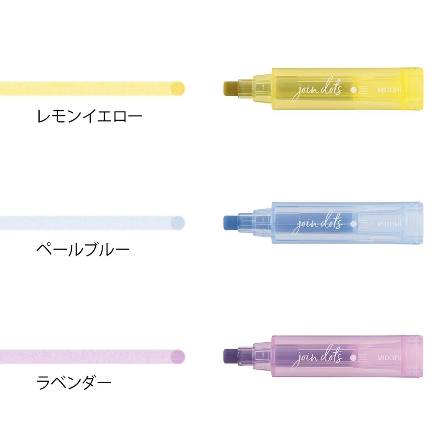 Midori - Connecting Pen Join Dots Pastel