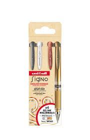 Set nº1 Signo Broad Metallic Rollerballs