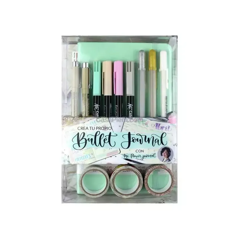 Set Bullet Journal Pastel Blue