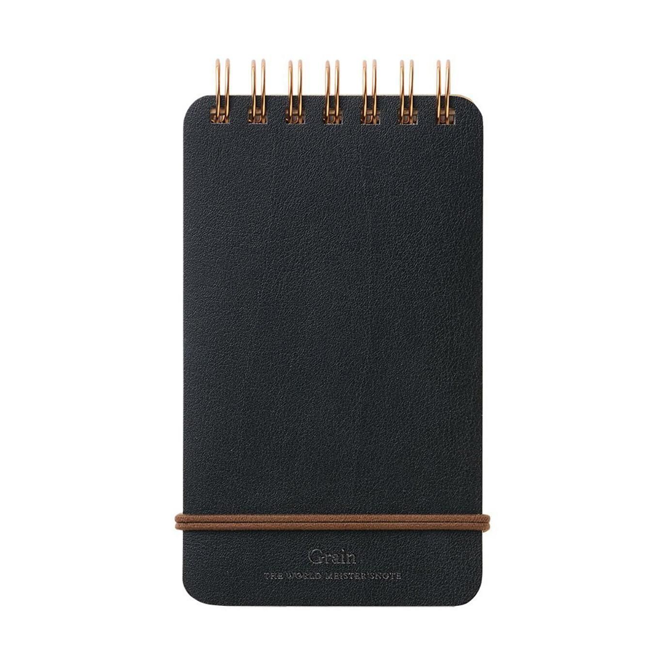 Midori - Libreta Grain Piel Black