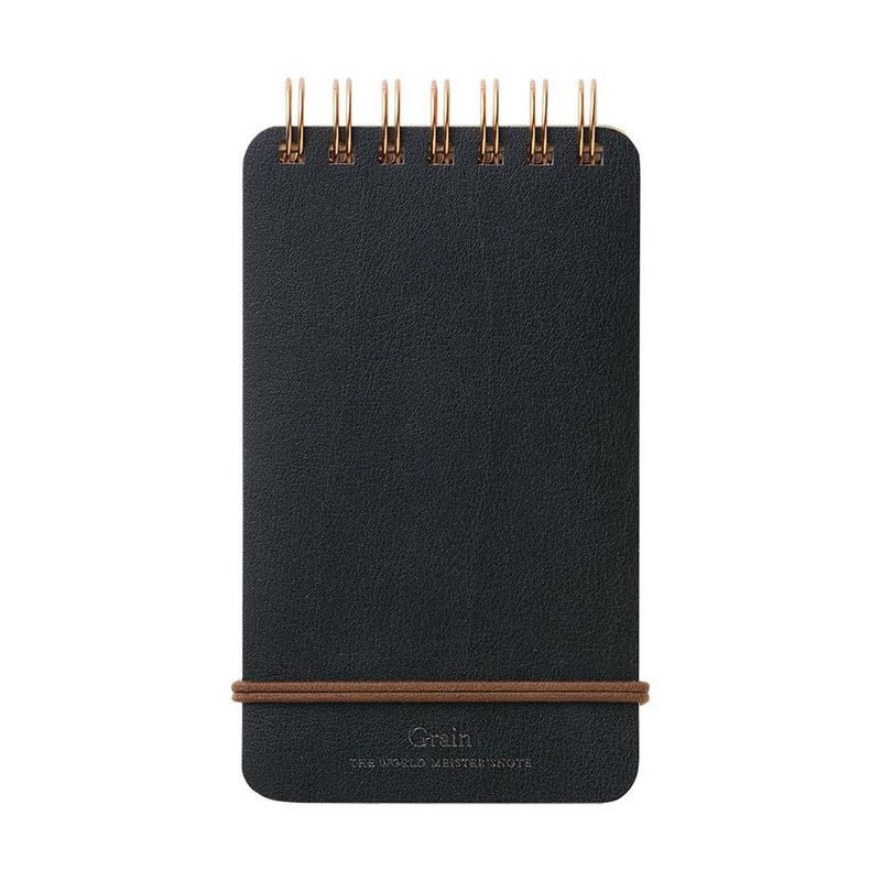 Midori - Libreta Grain Piel Black