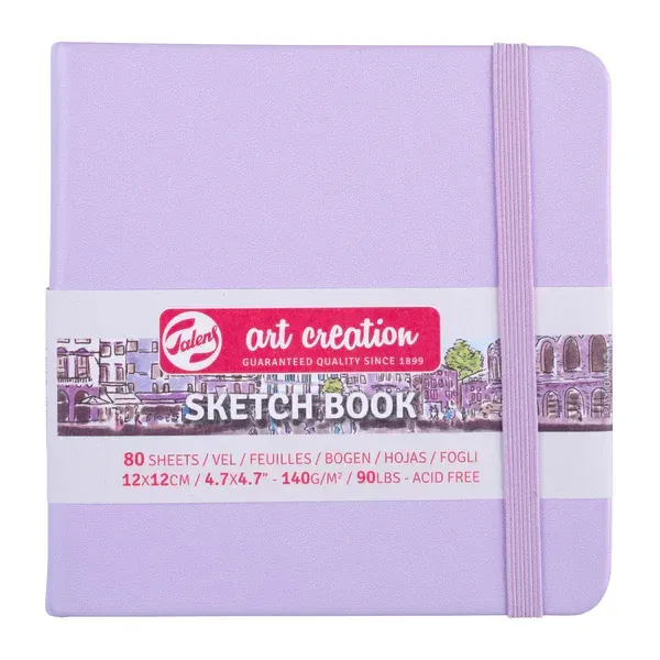 Sketch Book Pastel Violet 12x12cm Sketch Book Pastel Violet 12x12cm