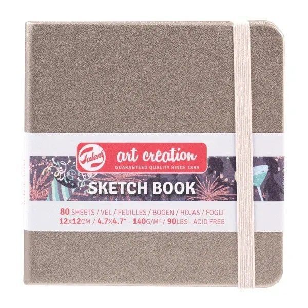 Sketch Book Champagne Rose 12x12cm Sketch Book Champagne Rose 12x12cm